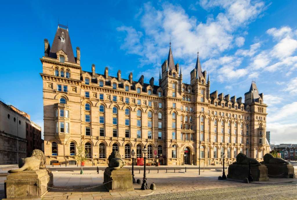 The grand frontage of the hotel following restoration in December 2022 (Credit: Radisson Group)